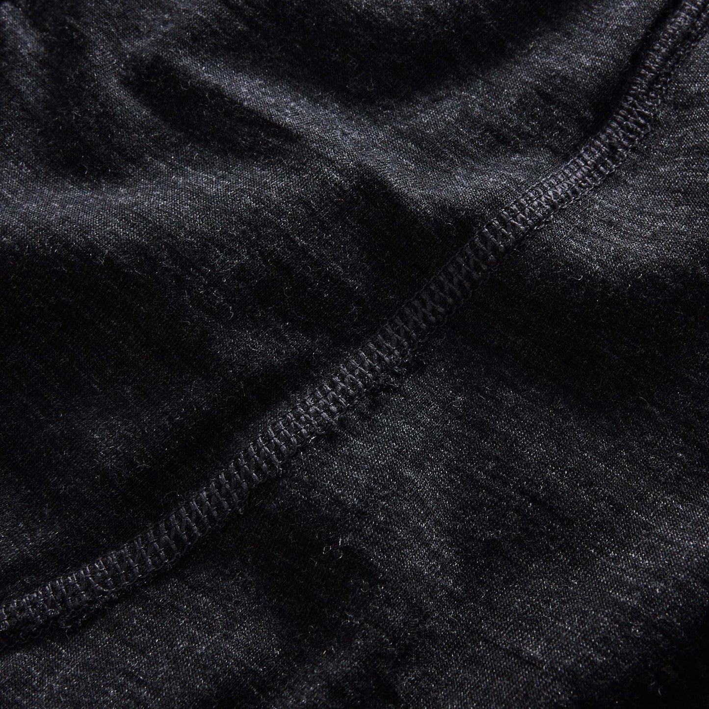 The Merino Boxer in Heather Black