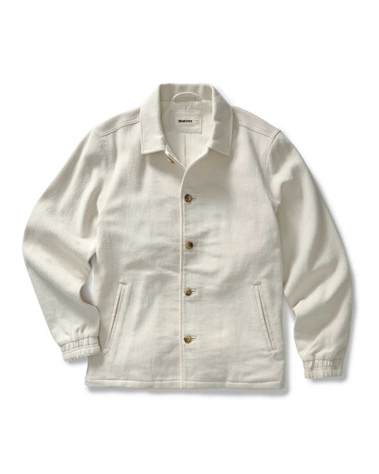 The Crew Jacket in Seeded Natural Sashiko