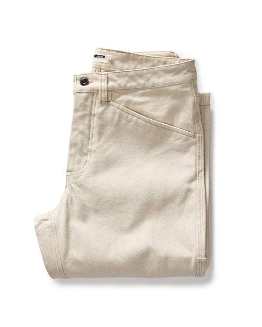 The Painter Pant in Seeded Natural Chipped Canvas