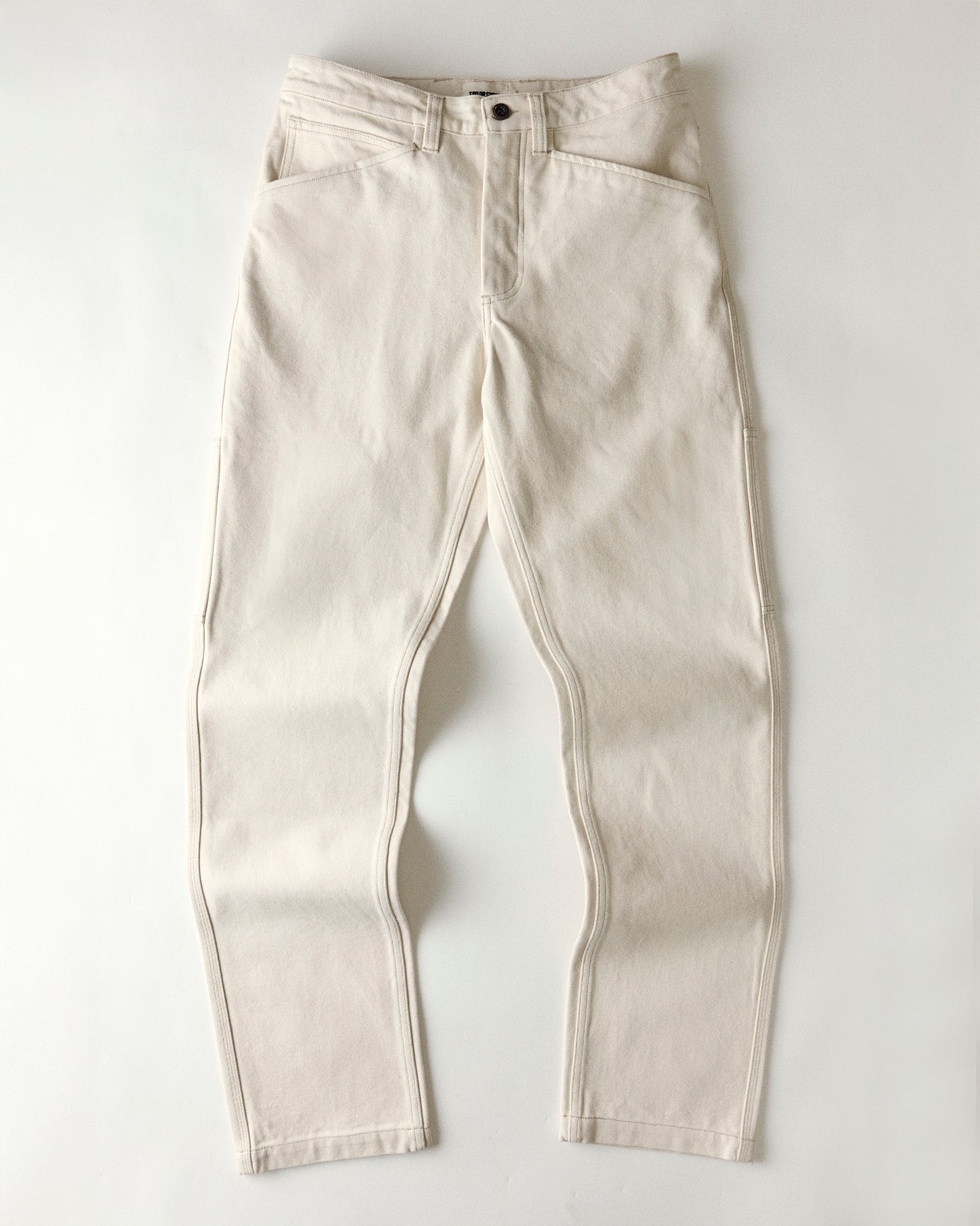 The Painter Pant in Seeded Natural Chipped Canvas