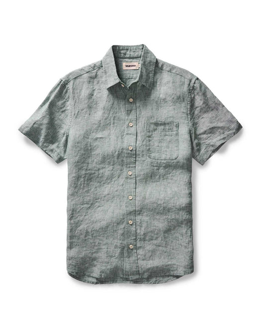 The Short Sleeve California in Cilantro Hemp