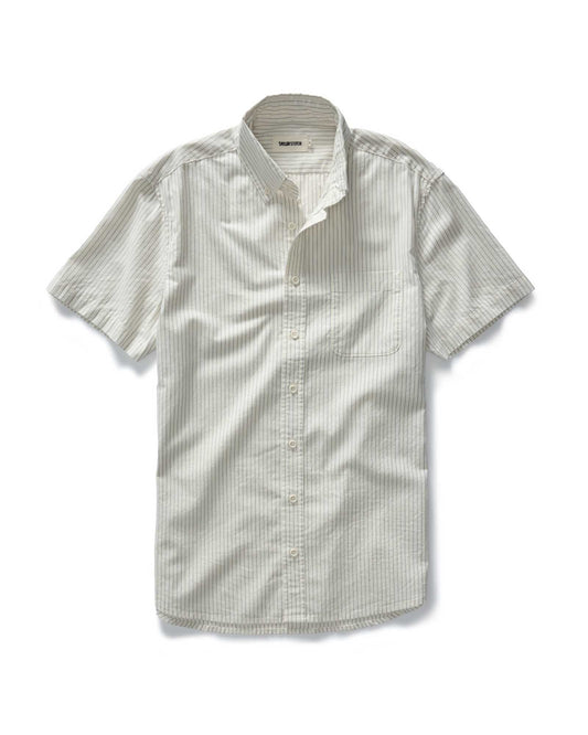 The Short Sleeve Jack in Indigo Stripe