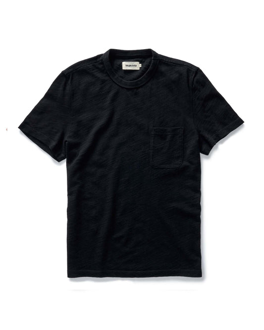 The Organic Cotton Tee in Black Indigo