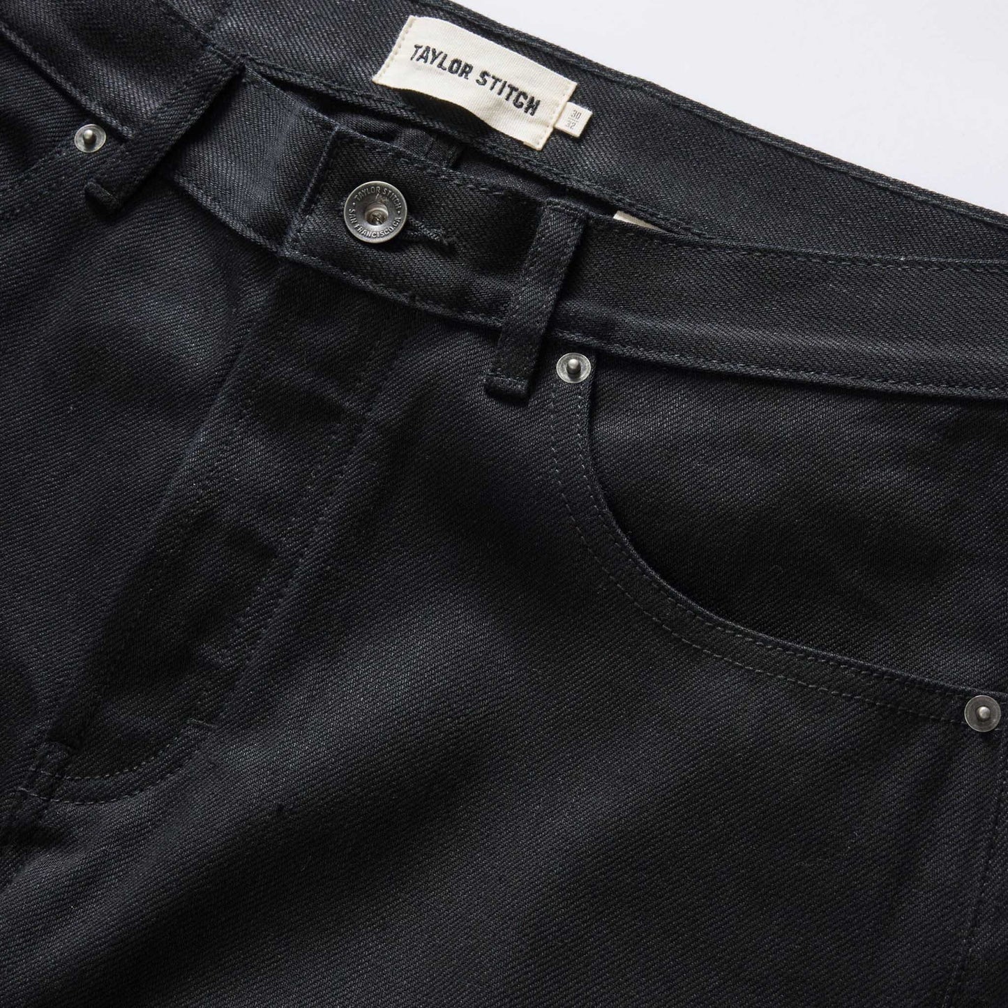 The Slim Jean in Rigid Black Organic Selvedge